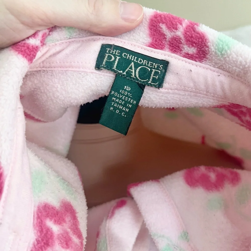 The Children's‎ Place Pink Floral Fleece